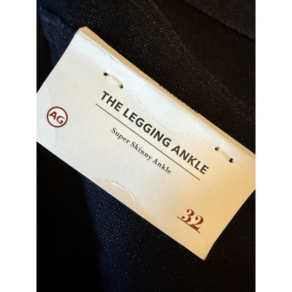 AG Adriano Goldschmied The Legging Super Skinny Ankle Pants Womens 32R Blue New - Picture 3 of 8